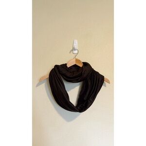 Beyond Yoga Charcoal Gray Infinity Wrap Scarf
